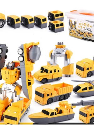 21-Piece Magnetic Transformer Truck (Large)