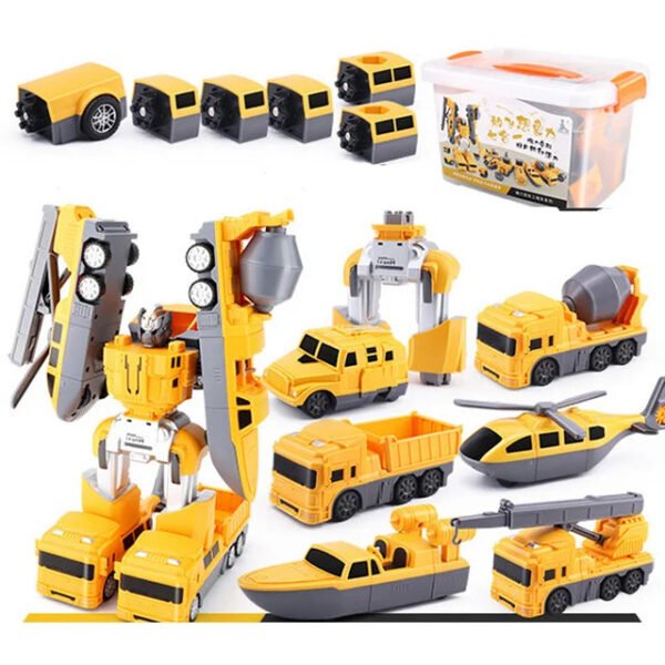 21-Piece Magnetic Transformer Truck (Large)