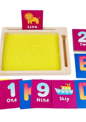 Montessori Wooden Sand Writing Tray
