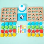 Wooden Geometric Building Blocks (2-Player)