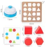 Wooden Geometric Building Blocks (2-Player)